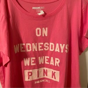 Mean Girls Pink Graphic Tee